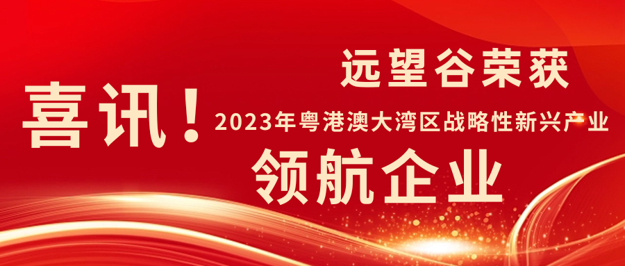 新年迎喜讯 | 雷竞技raybet荣获2023年粤港澳大湾区战略性新兴产业“领航企业”！